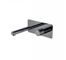 Смеситель STICK из стены Shine Gun Metal SPIRALE Boheme