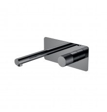 Смеситель STICK из стены Shine Gun Metal SPIRALE Boheme
