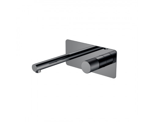 Смеситель STICK из стены Shine Gun Metal SPIRALE Boheme