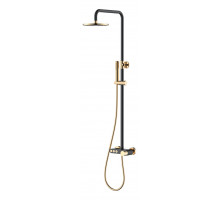 Стойка для душа STICK BLACK DIAMOND Gold Boheme