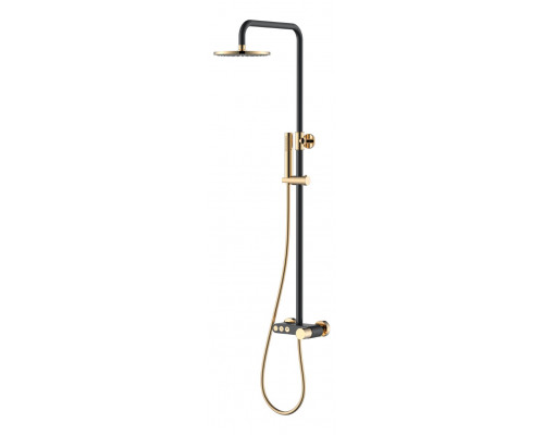 Стойка для душа STICK BLACK DIAMOND Gold Boheme