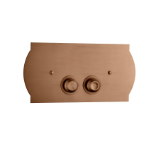 Кнопка для инсталляции, латунь Brushed Bronze