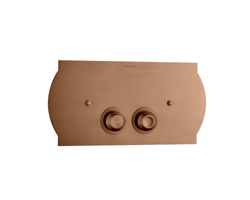 Кнопка для инсталляции, латунь Brushed Bronze