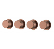 Смеситель встроенный STICK DIAMOND BRUSHED BRONZE 5-проходной