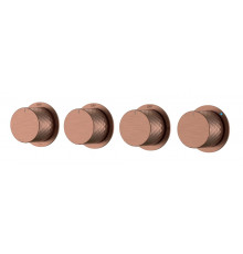 Смеситель встроенный STICK DIAMOND BRUSHED BRONZE 5-проходной