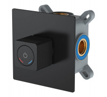 Смеситель автоматический встроенный QUAD Black