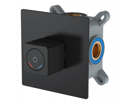 Смеситель автоматический встроенный QUAD Black