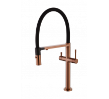 Смеситель для кухни UNO COPPER BRUSHED c краном для питьевой воды