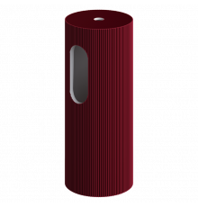 Пьедестал для раковины рифленый SOLE Corian 300*720 Burgundy