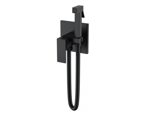 Смеситель гигиенический Qubic Matt Black