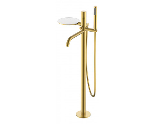 Смеситель STICK напольный Matt Gold DIMOND Boheme