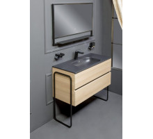 Тумба без раковины Vallessi 80*46cm LIGHT OAK мат. 2 полки Armadi Art