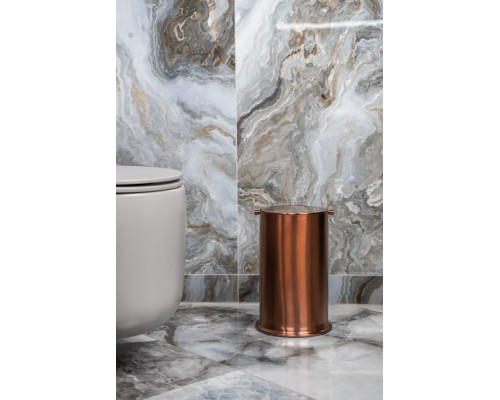Ведро для мусора с вращающейся крышкой Copper Brushed