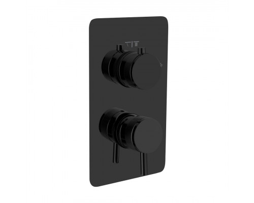 Смеситель встроенный однорычажный 2-х проходной SHINE GUN METAL Boheme