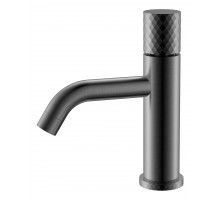 Смеситель STICK для умыв. низ. Gun Metal низкий с ручкой DIAMOND Boheme