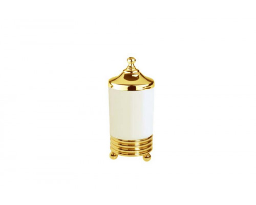 Настольный стакан для ватных дисков HERMITAGE GOLD Boheme
