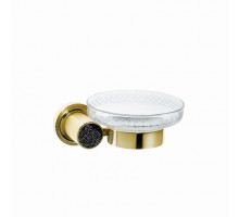 Мыльница настенная ROYALE CRISTAL BLACK GOLD Boheme
