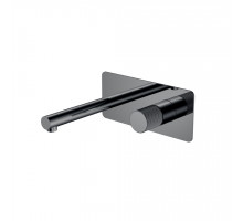 Смеситель STICK из стены Shine Gun Metal LINEA Boheme