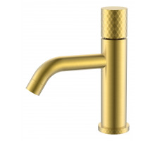 Смеситель STICK для умыв. низ. Mat Gold низкий с ручкой DIAMOND Boheme