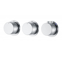 Смеситель встроенный с термостатом STICK DIAMOND CHROME 3-проходной