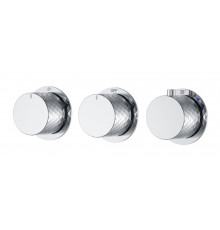 Смеситель встроенный с термостатом STICK DIAMOND CHROME 3-проходной