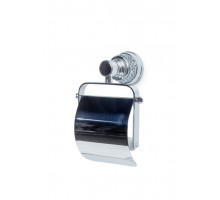 Держатель для туалетной бумаги с крышкой AURA Chrome Boheme