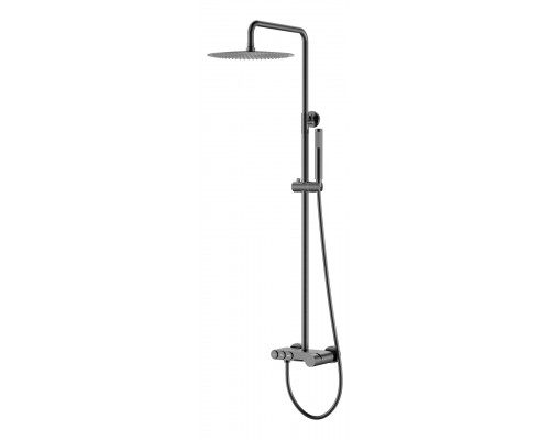 Стойка для душа STICK Gun Metal c ручкой DIAMOND Boheme