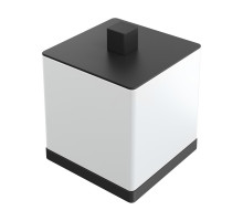Стакан для ватных дисков Qubic Black