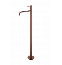 Смеситель для умывальника напольный Uno Brushed Bronze