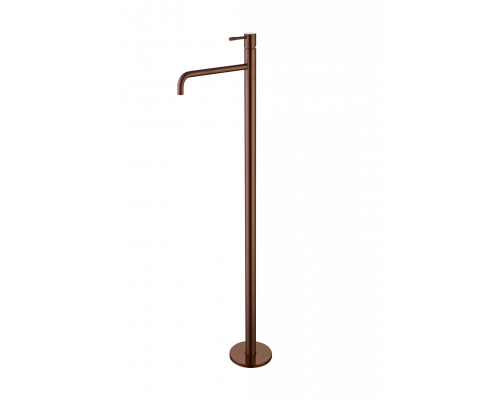 Смеситель для умывальника напольный Uno Brushed Bronze