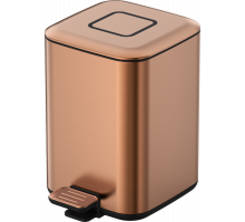 Ведро квадратное Brushed Bronze