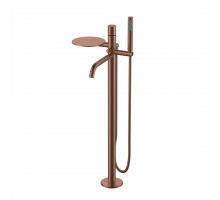 Смеситель STICK напольный BRUSHED BRONZE ручка DIAMOND