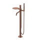 Смеситель STICK напольный BRUSHED BRONZE ручка DIAMOND