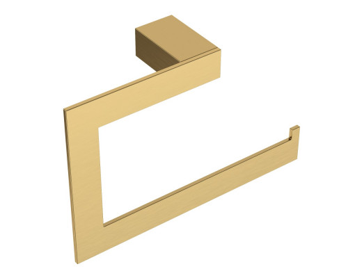 Полотенцедержатель кольцо Qubic Matt Gold