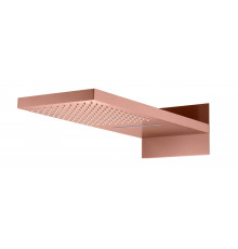 Лейка верхняя FUSION Copper Brushed с каскадом