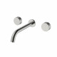 Смеситель из стены STICK SPIRALE на 3 отв. Nickel Brush