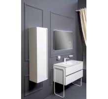 Тумба без раковины Vallessi 80*46cm WHITE 2 полки, Armadi Art