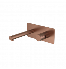 Смеситель STICK из стены BRUSHED BRONZE ручка DIAMOND