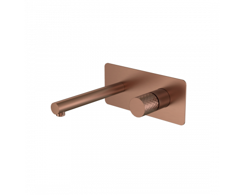Смеситель STICK из стены BRUSHED BRONZE ручка DIAMOND