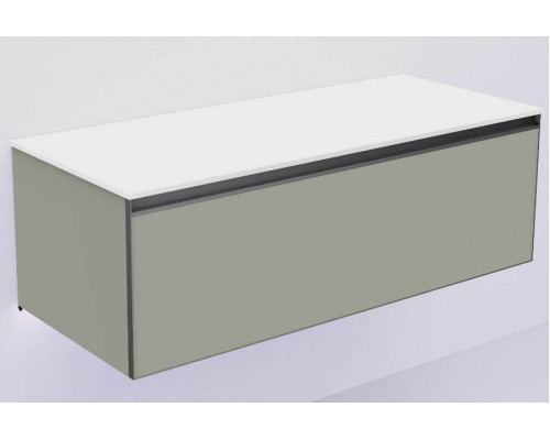 QUATRO 1 120CM тумба LUNA профиль ANTHRACITE + внутр. подсв.