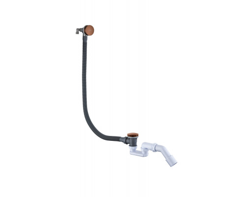 Слив-перелив для ванны, функция наполнения Copper Brushed