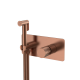 Смеситель гигиенический STICK COPPER BRUSHED ручка DIAMOND