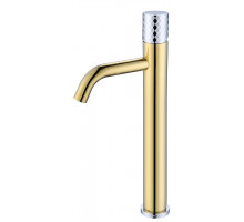 Смеситель STICK для умыв. выс. GOLD DIAMOND CHROME_Комплект Boheme