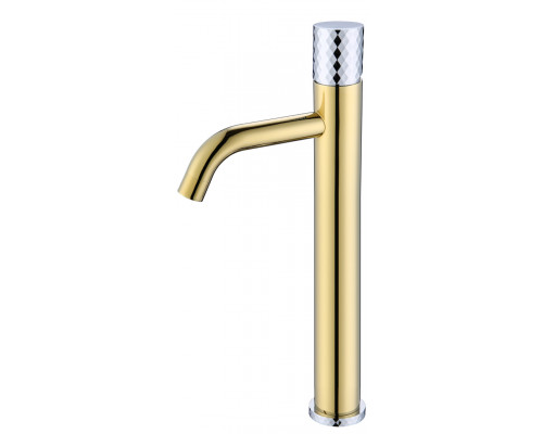 Смеситель STICK для умыв. выс. GOLD DIAMOND CHROME_Комплект Boheme