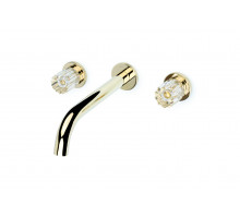 Смеситель из стены ELEGANTE на 3 отв. GOLD Boheme