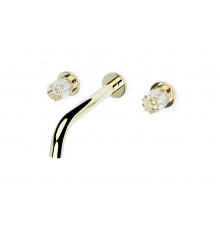 Смеситель из стены ELEGANTE на 3 отв. GOLD Boheme