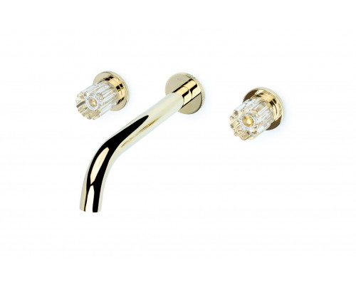 Смеситель из стены ELEGANTE на 3 отв. GOLD Boheme