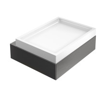 Мыльница настенная Qubic Gun Metal