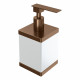 Диспенсер настольный Qubic Brushed Bronze