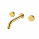 Смеситель из стены STICK DIAMOND на 3 отв. Matt Gold